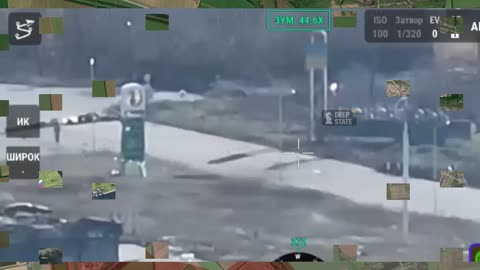 🔥 The Russian flag on the ceiling of "Pokrovsk" was discovered at approximately