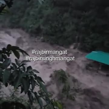 Major cloudburst near Dehradun, Uttarakhand