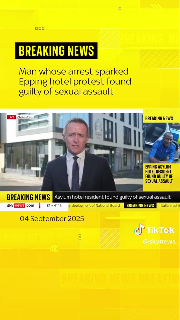 The illegal migrant who sparked the Epping hotel protests is found guilty of sexual assault
