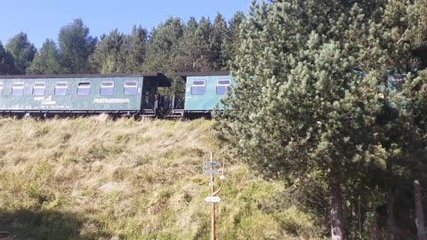 Oberwiesenthal 08/25 Bimmelbahn Fichtelbergbahn Einfahrt
