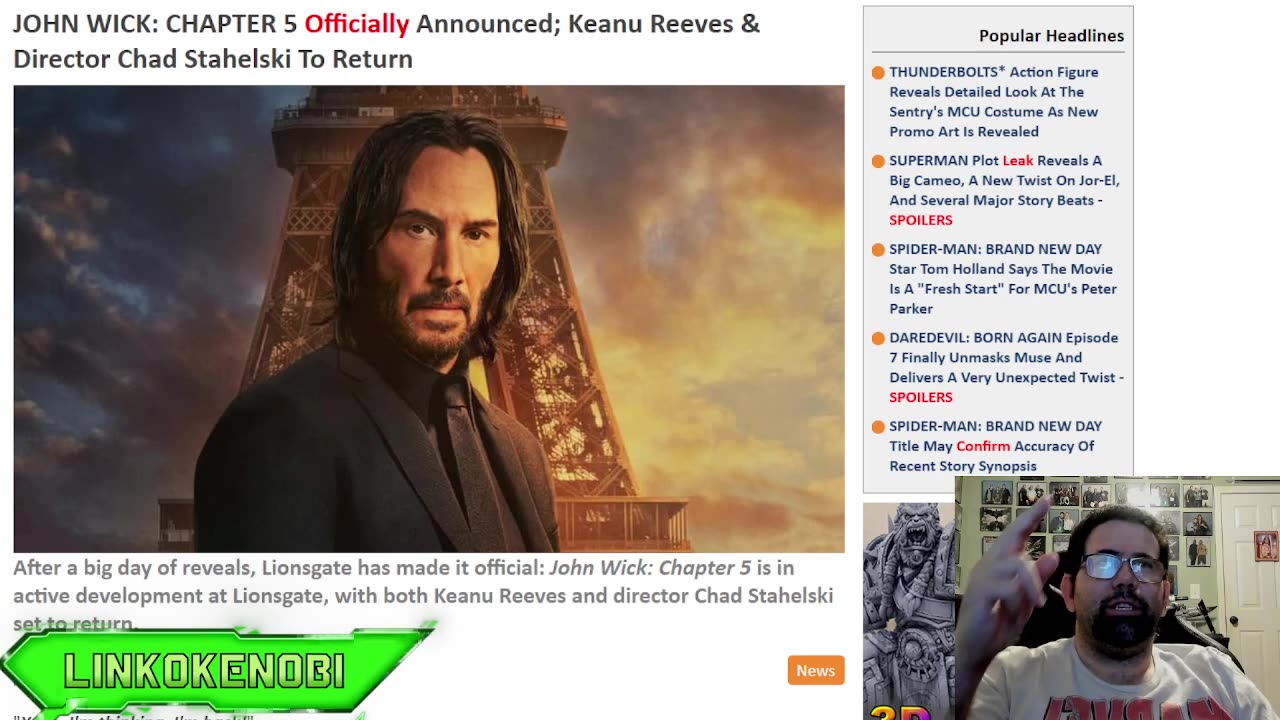 John Wick Animated Prequel And John Wick 5 In Production