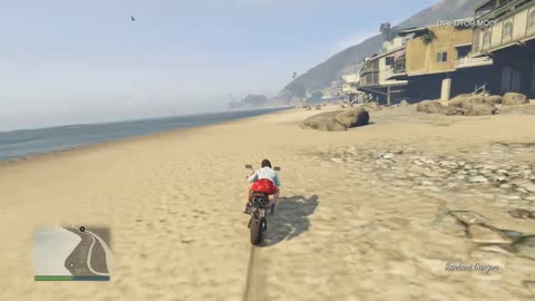 GTAV: Timed Run from Vespucci Beach (Director Mode)-Date: 8/7/2018
