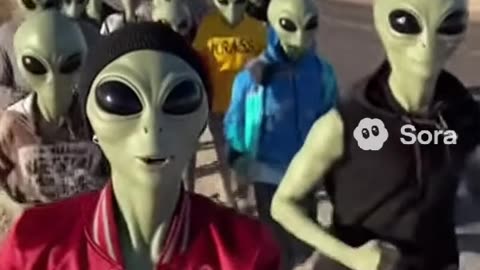 Aliens Jogging 😂 | Sora2 AI