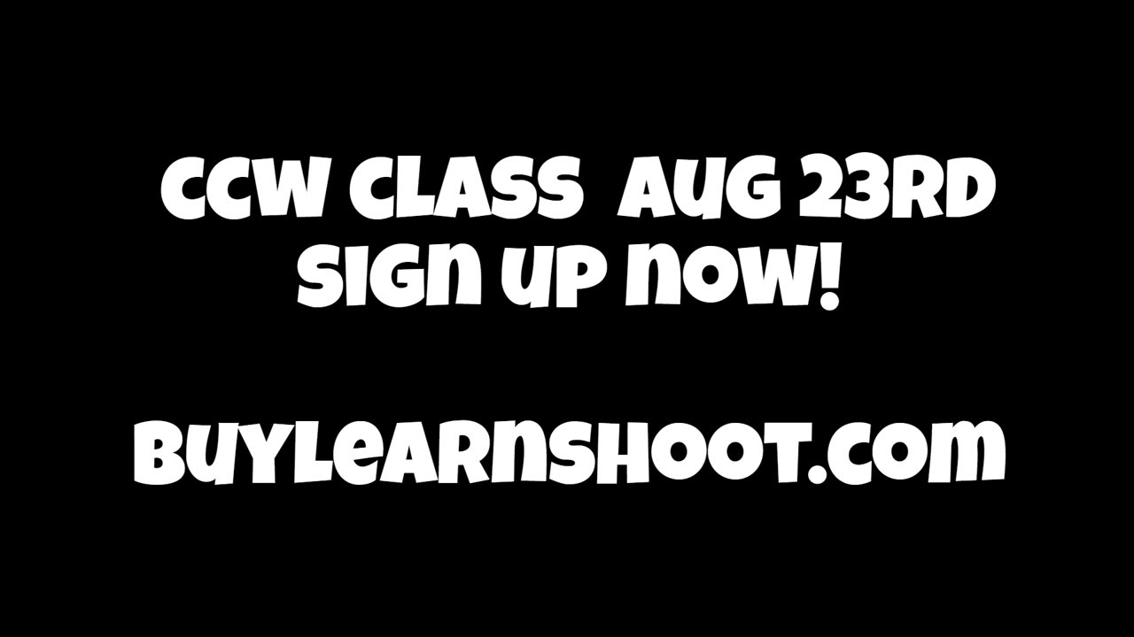 MO CCW Class 8/23/25