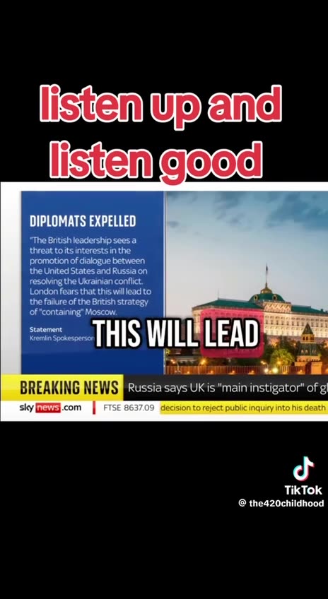 UK Is the main instigator of the global conflict