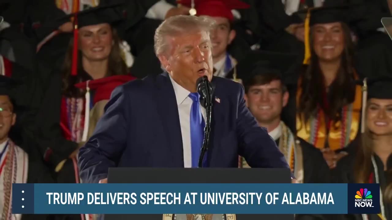 "You're the first graduating class of the Golden Age of America."