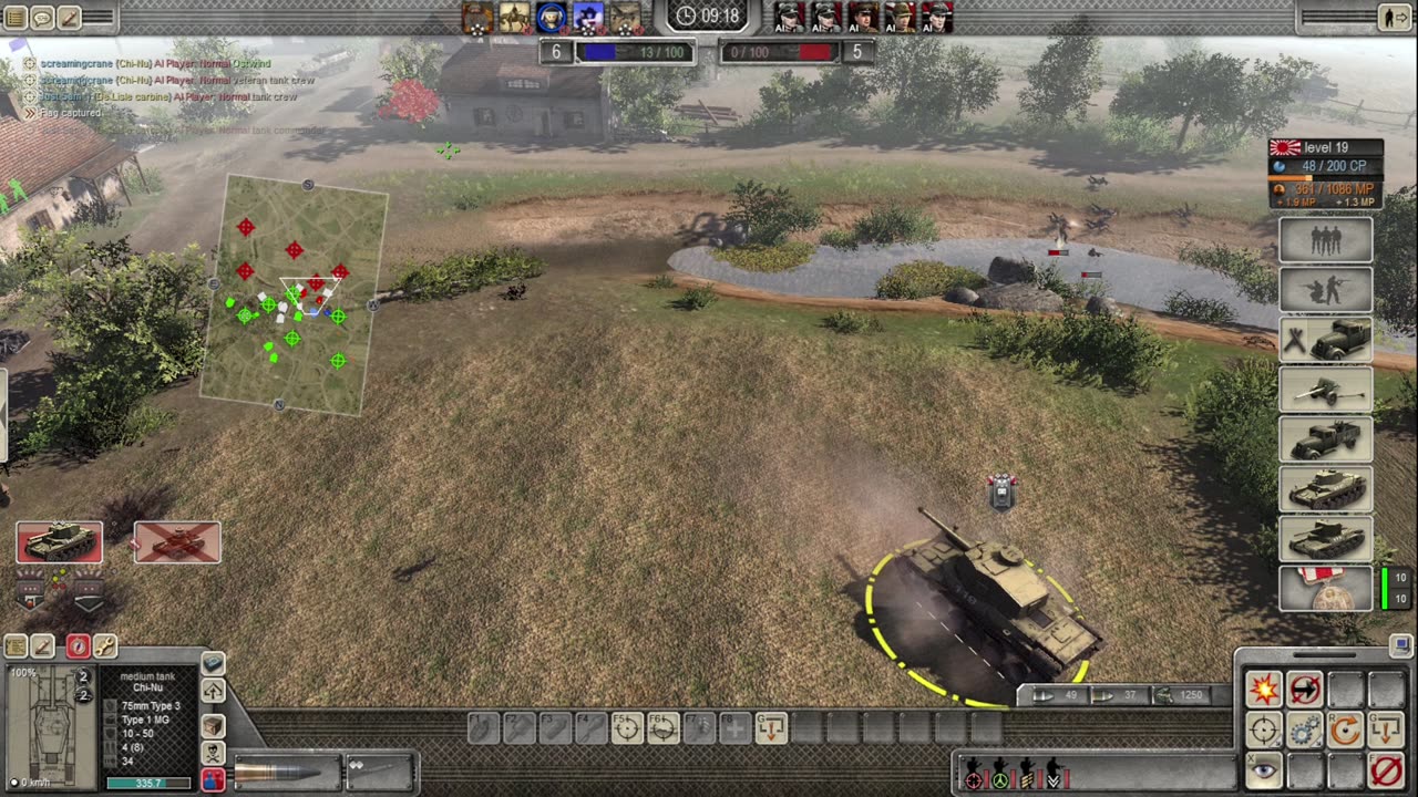 Holding West Flank With Plenty Of Tank On Tank (Men Of War: Assault Squad 2)