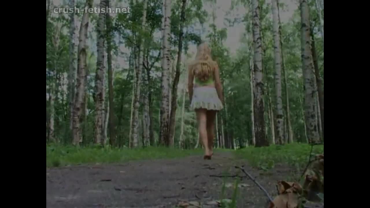 Walking Down Dirt Path with Sandals