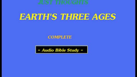 Just Thoughts - Earth's Three Ag (2011) Retro