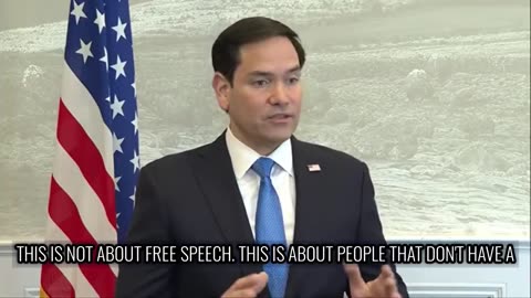 Rubio Shuts Down Reporter Suggesting Visa Revocation of Hamas Supporters Violates Free Speech