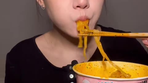 Cheese ball with Ramyeon Mukbang