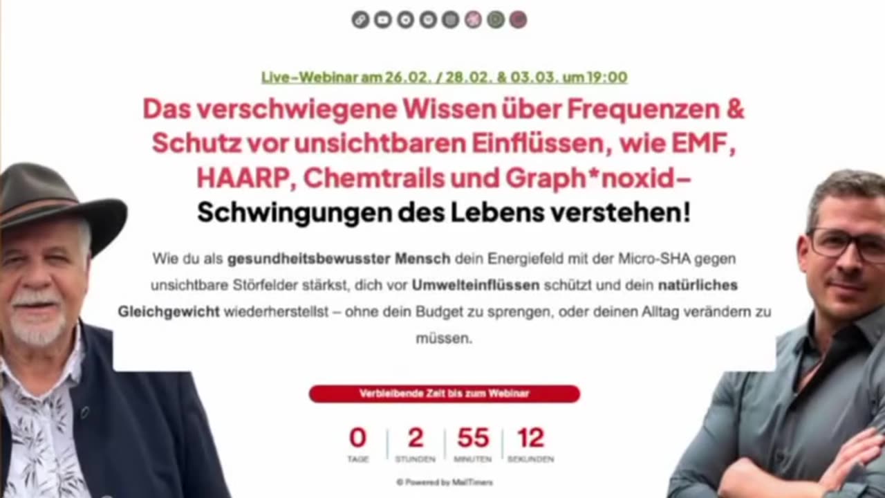 Live Webinar - Das verschwiegene Wissen über Frequenzen & Schutz vor EMF.