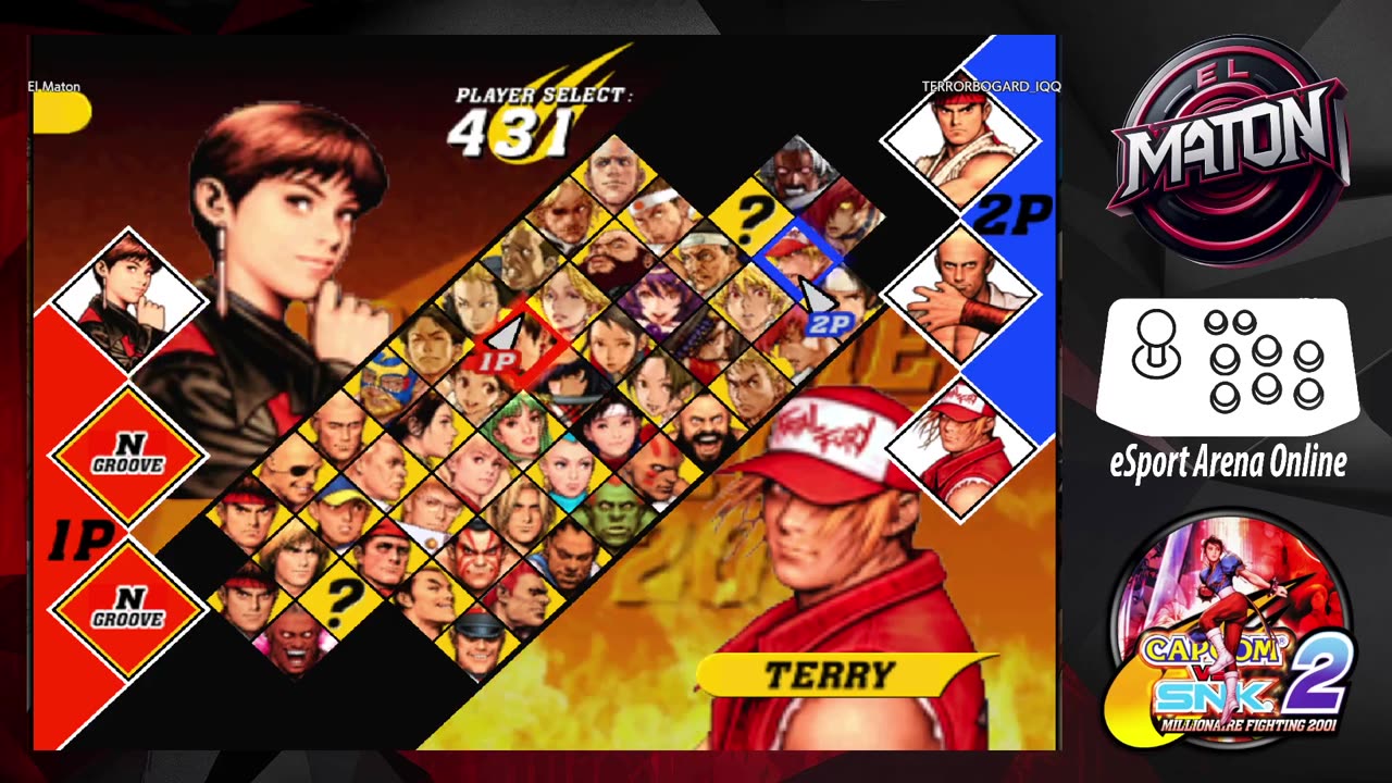 CAPCOM vs SNK 2 • Luchas en linea • "TERRORBOGARD_IQQ" vs "ElMaton" • (2025/05/19) #onlineplay
