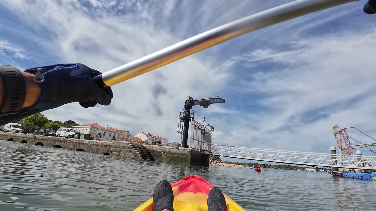 Kayak Ride on The South Side, Portugal - Margem Sul, S02E07 Seixal 22th of June 2K25 Part 4.1
