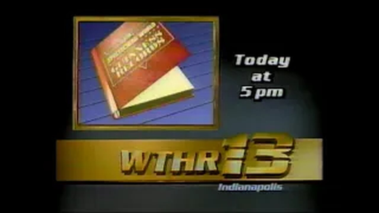July 24, 1988 - WTHR Bumper & Open 'Spectacular World of Guinness Records'