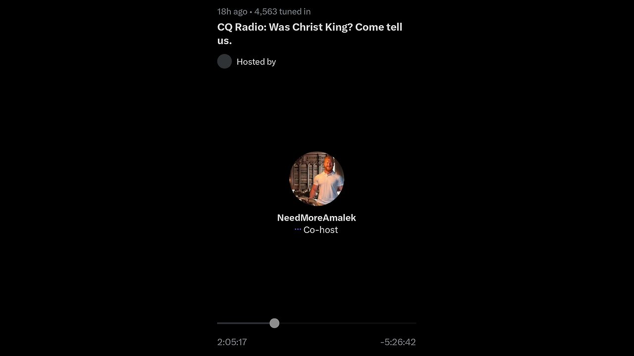 NeedMoreAmalek breaks down the entire CQ from Judaism to Jesus in 7 min on CQ Radio