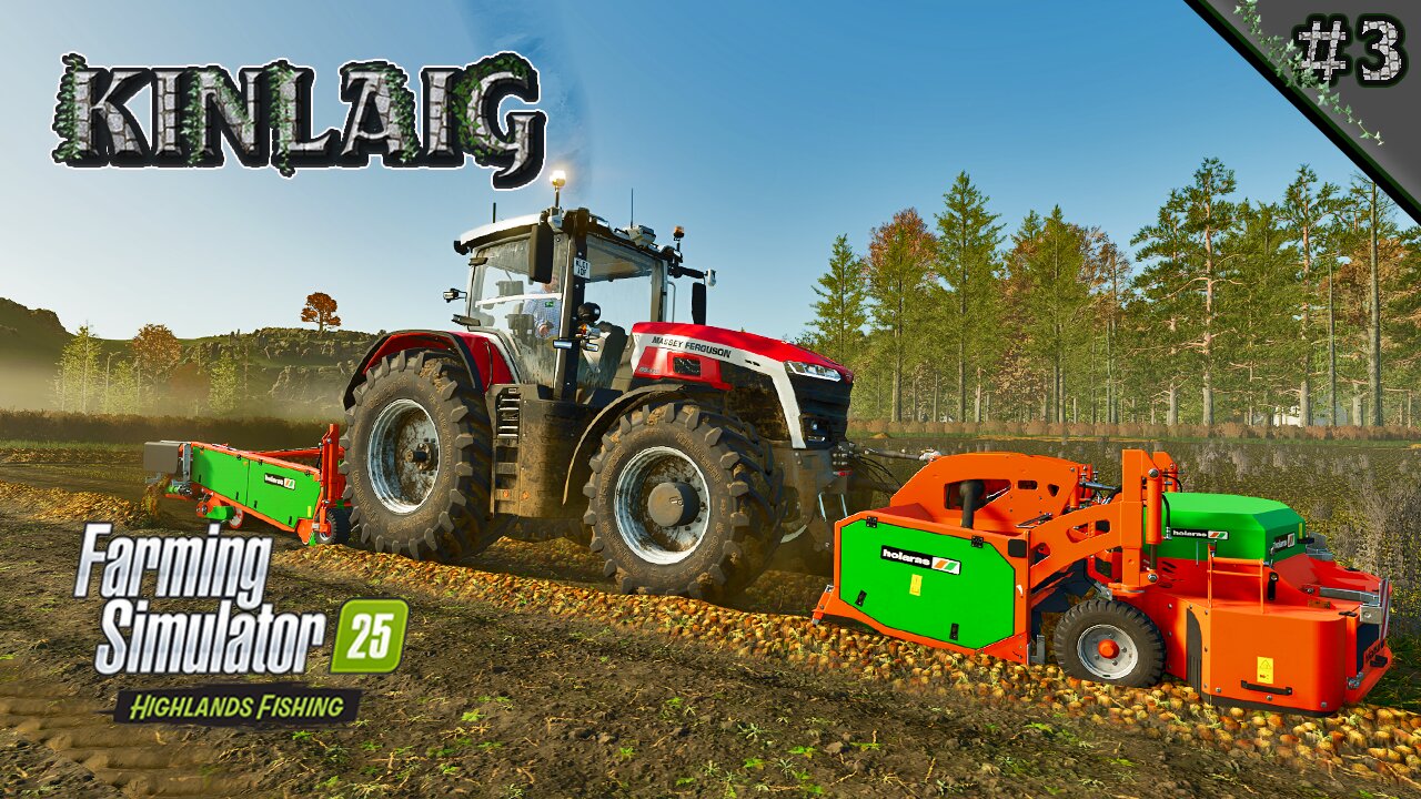 Onion Harvest & Fried Onion Production Underway! 🧅🚜 | Kinlaig Ep. 3 | Farming Simulator 25