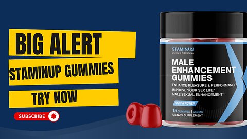 💪 “USA’s Trending Stamina Gummy StaminUp Review, Results & How It Works!”