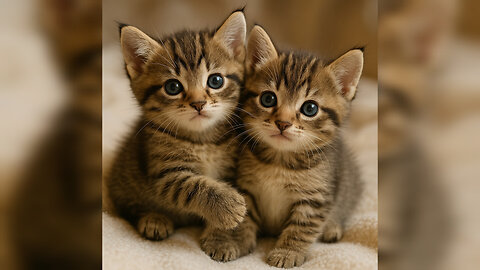 Cutest Baby Kittens Ever! 😻❤️ Twin Fluffballs Melting Hearts!"