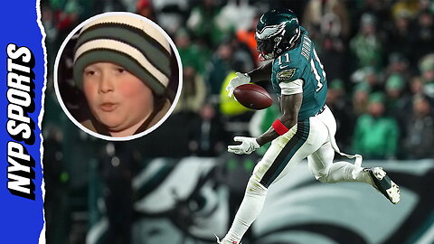 Young Eagles fan RIPS A.J. Brown, Kevin Patullo after playoff loss to 49ers