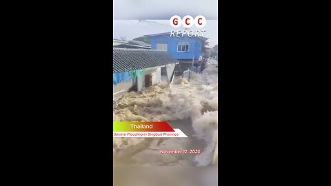 #Thailand #Flood #Singburi #weather #climate #destruction #anomaly #climatechange 🇹🇭