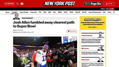 NFL RIGGED: Josh Allen Sold Out