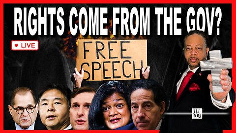 DEMS SAY RIGHTS COME FROM THE GOV NOT GOD!
