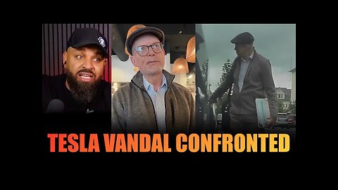 Tesla Cybertruck Owner Confronts Man after he Vandalized his Truck!