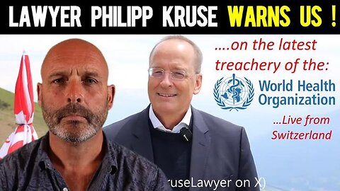 The Swiss Lawyer...who is taking on the WHO!- Ivor Cummins