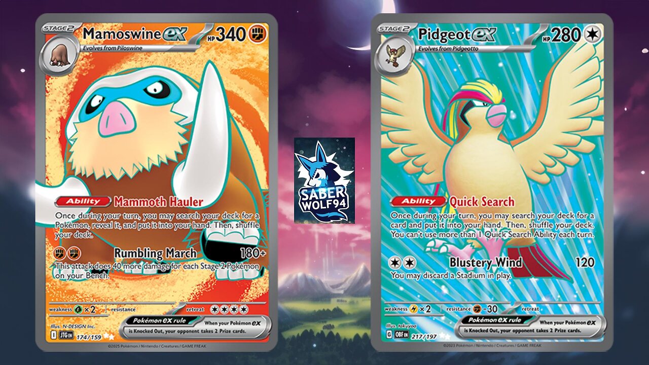 Pokemon TCG Live Mamoswine EX Pidgeot EX Matches!!