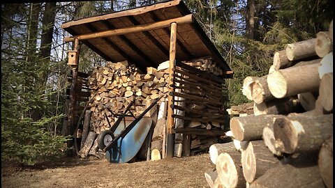 Frontier Style Wood Shed finishing Details