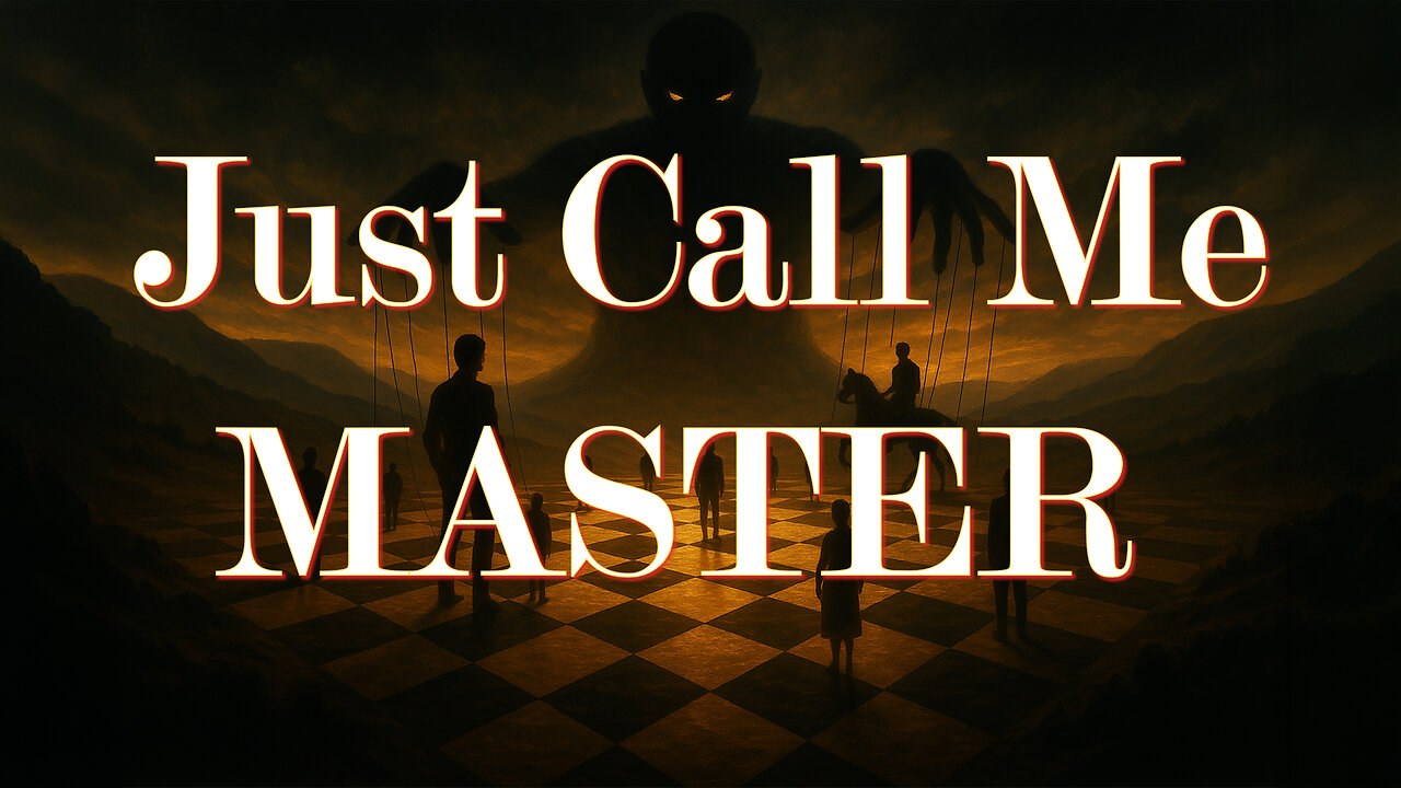 Just Call Me Master | Official Lyric Video | They Control You, You Just Don’t Know It ♟️