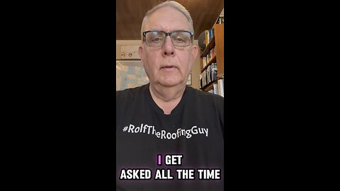 Is there any value to Preventative Maintenance? With #RolfTheRoofingGuy