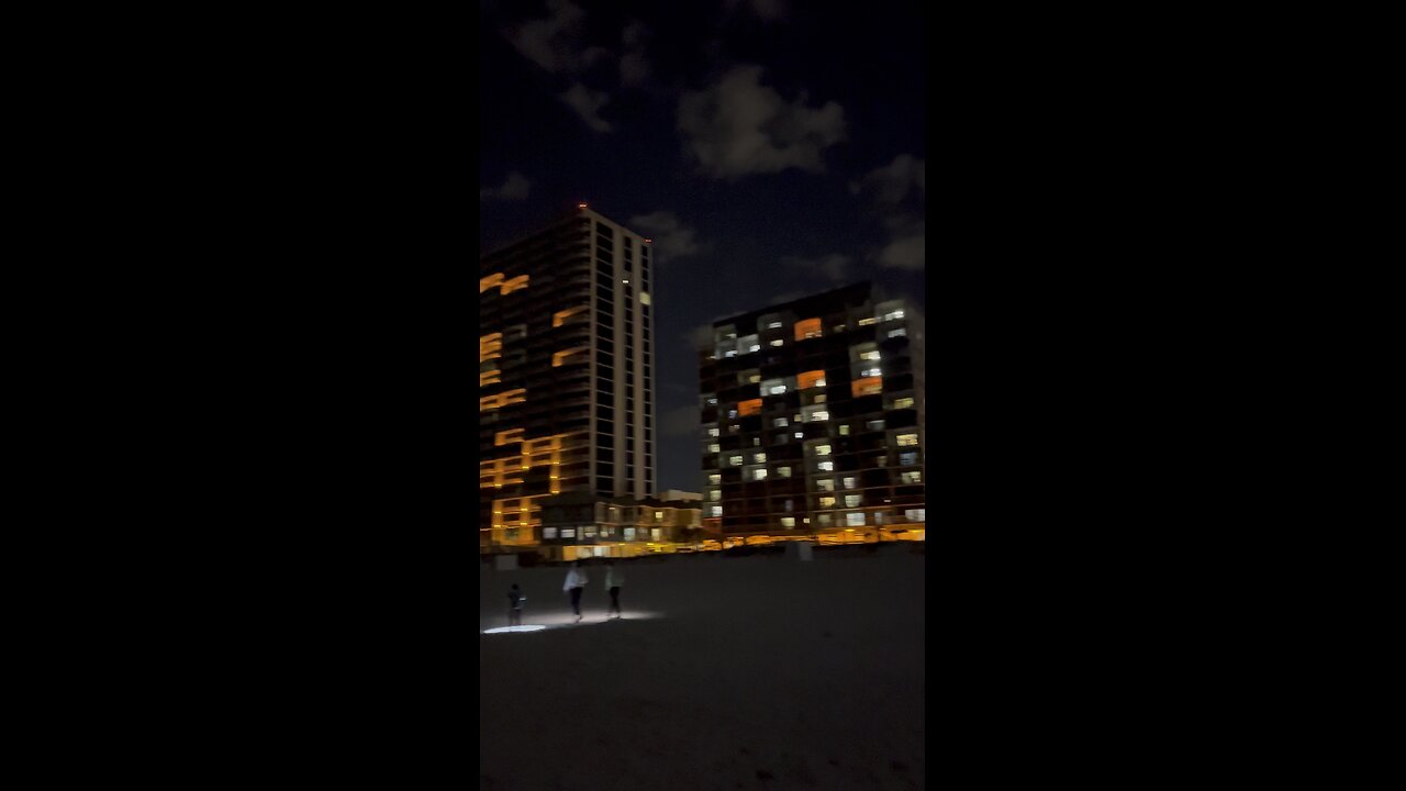 Beach View at Night 🌙