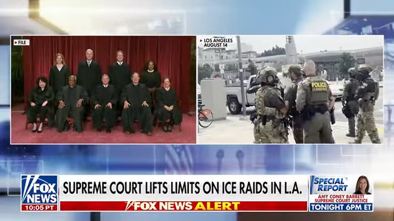 BREAKING: Supreme Court lifts limits on ICE raids in Los Angeles