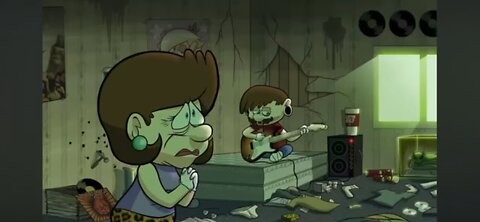 Rude Mario and his mother