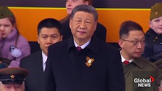 China's Xi Jinping joins Putin for massive Victory Day military parade in Moscow