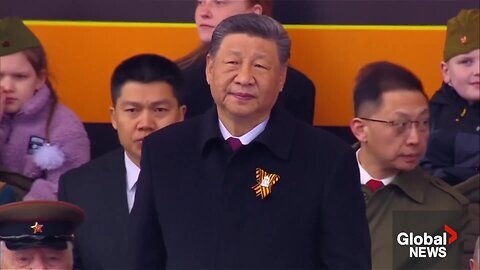 China's Xi Jinping joins Putin for massive Victory Day military parade in Moscow