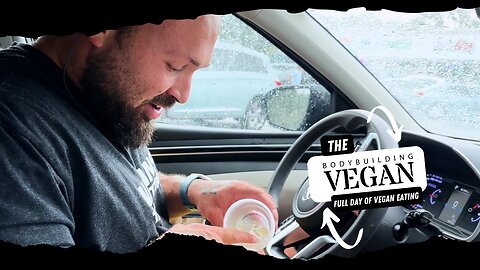 Full Day of Vegan Eating on the Road: 350g Protein for Muscle Gains!