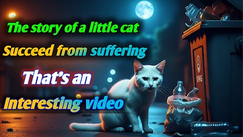 The story of a little cat Succeed from suffering That's an Interesting usa video