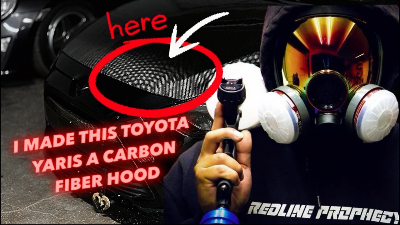 Making a carbon fiber hood for nvus team member