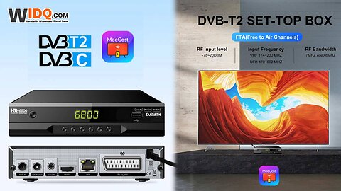 📺 Full HD DVB-T2/C TV Box Stream Smart, Watch Sharp! 🎥