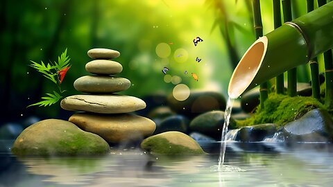 3 Hours Relaxing Meditation Music for Stress Relief, Deep Sleep • Calming Piano Music, Water Sounds