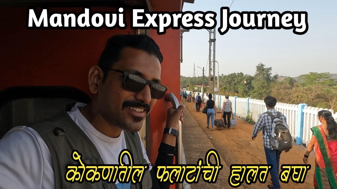 Mumbai To Saundal Train Journey in Mandovi Exp.