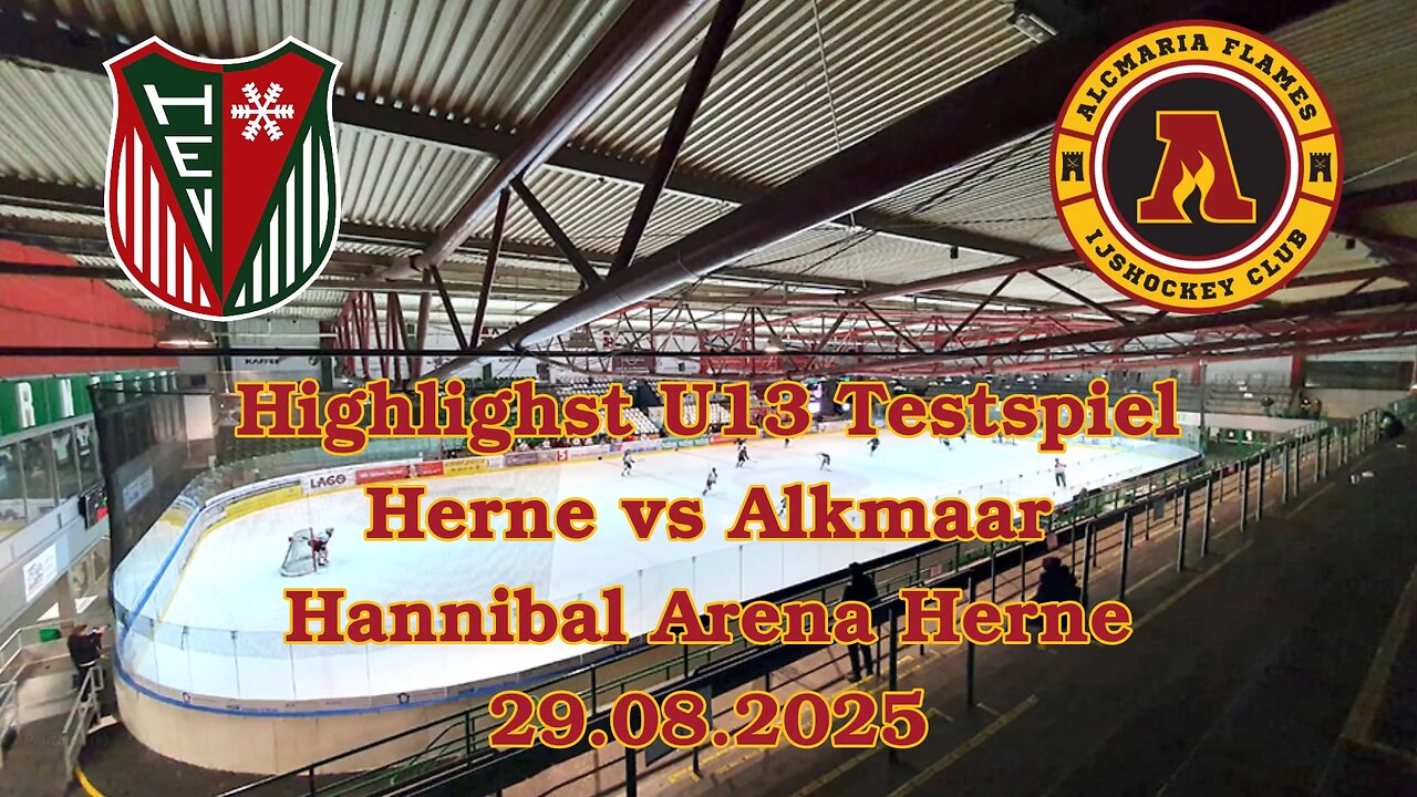 Highlights 2nd & 3rd Period: Herne vs Alkmaar U13 Ice Hockey, 29.08.2025
