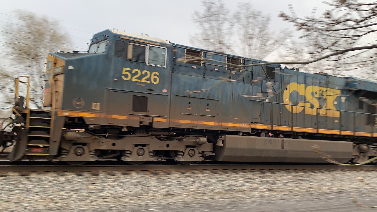 CSX Train coming in hot