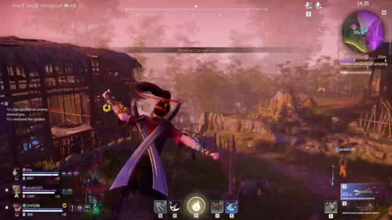 Zip Zip Dash and knocking in zone Naraka