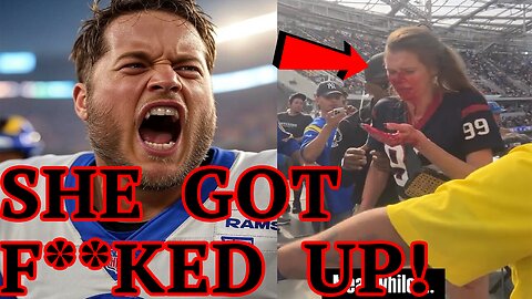 Texans fans' face gets F**KED UP during FIGHT with Rams fan in stadium! BLOOD WAS EVERYWHERE!