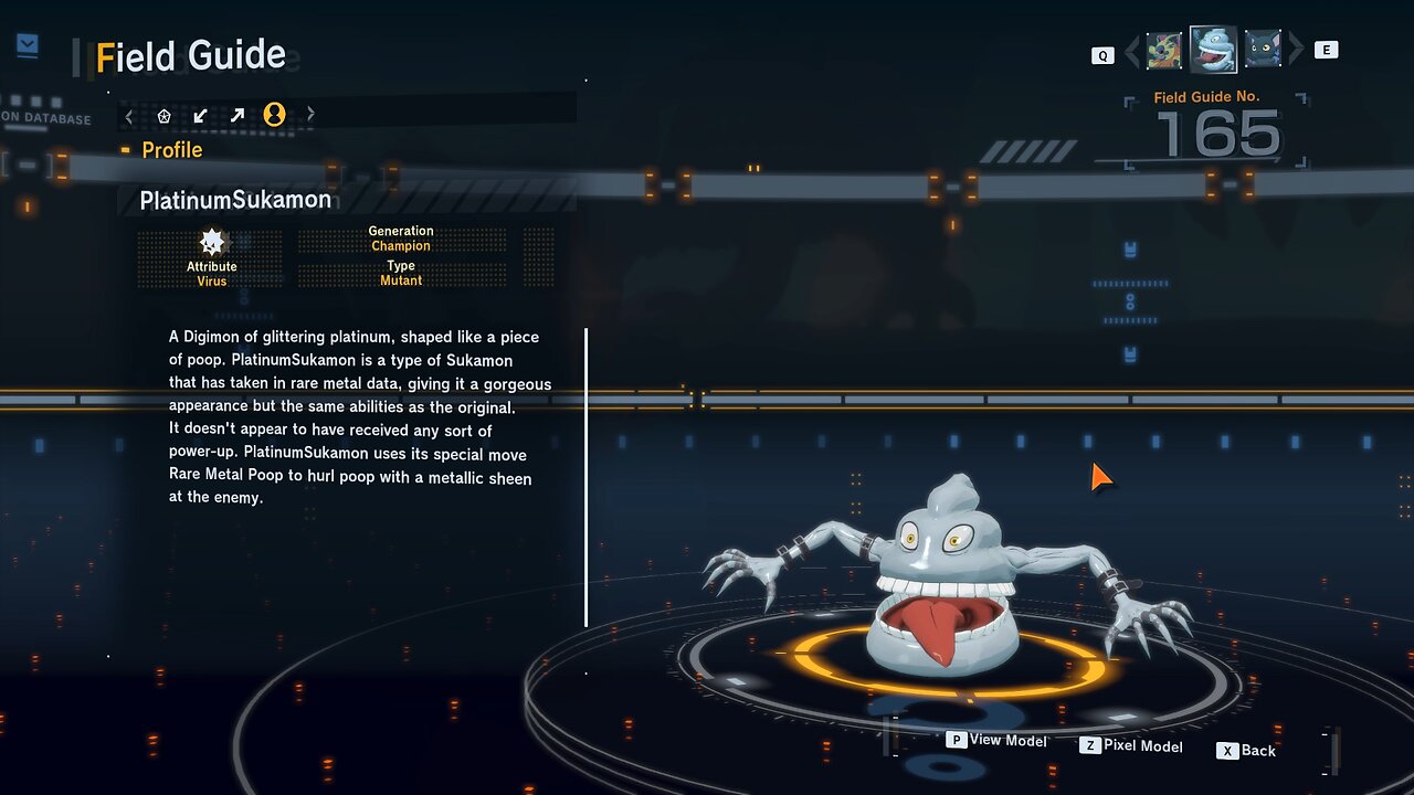 platinumsukamon all digivolution/de-digivolution/profile Digimon Story Time Stranger