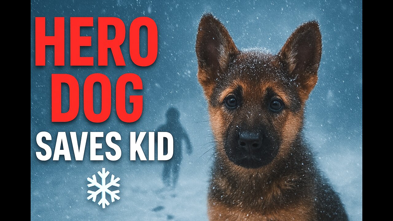 Hero Dog Saves Child From Deadly Snowstorm ❄️🐶